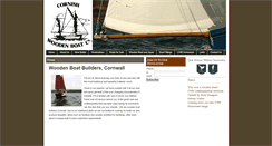 Desktop Screenshot of cornishwoodenboat.co.uk